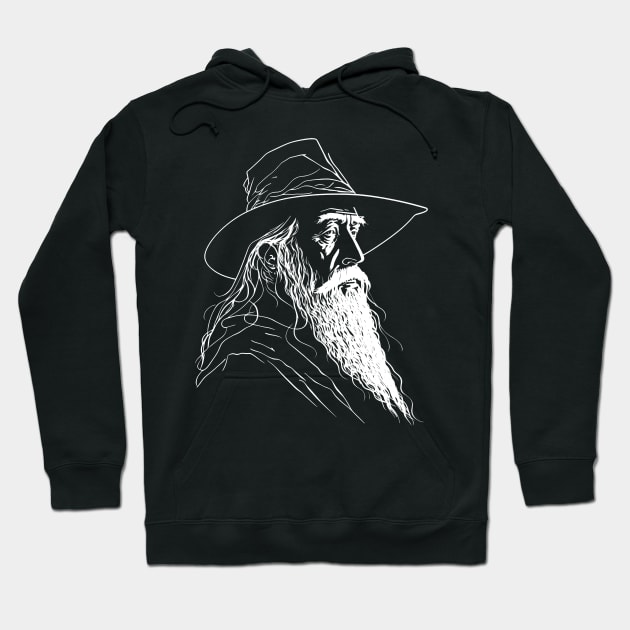 The Grey Wizard Hoodie by DesignedbyWizards